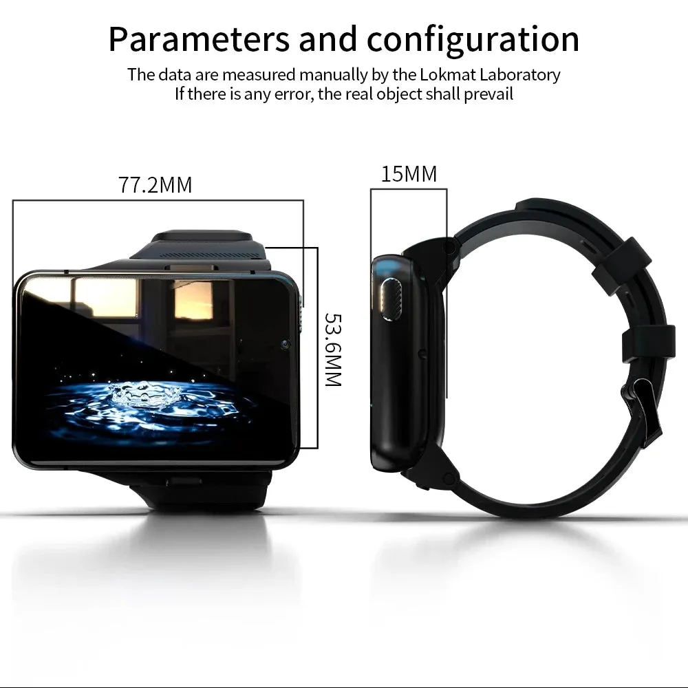 4G Network Mode Dual Camera Video Call Heart Rate Monitor Smartwatch