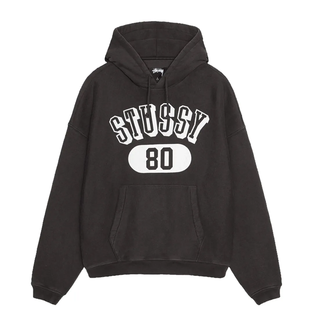 80 RELAXED HOODIE WASHED BLACK