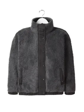 Adult Sherpa Jacket - Smoke