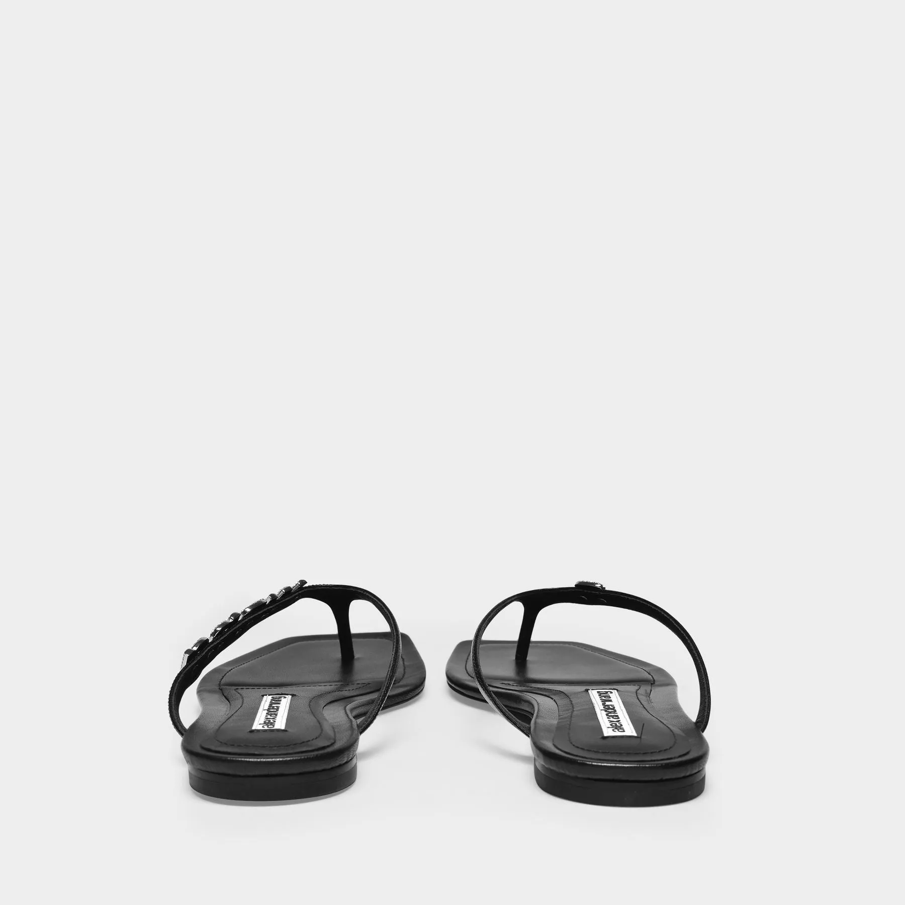 Alexander Wang  Ivy Sandals in Black Leather