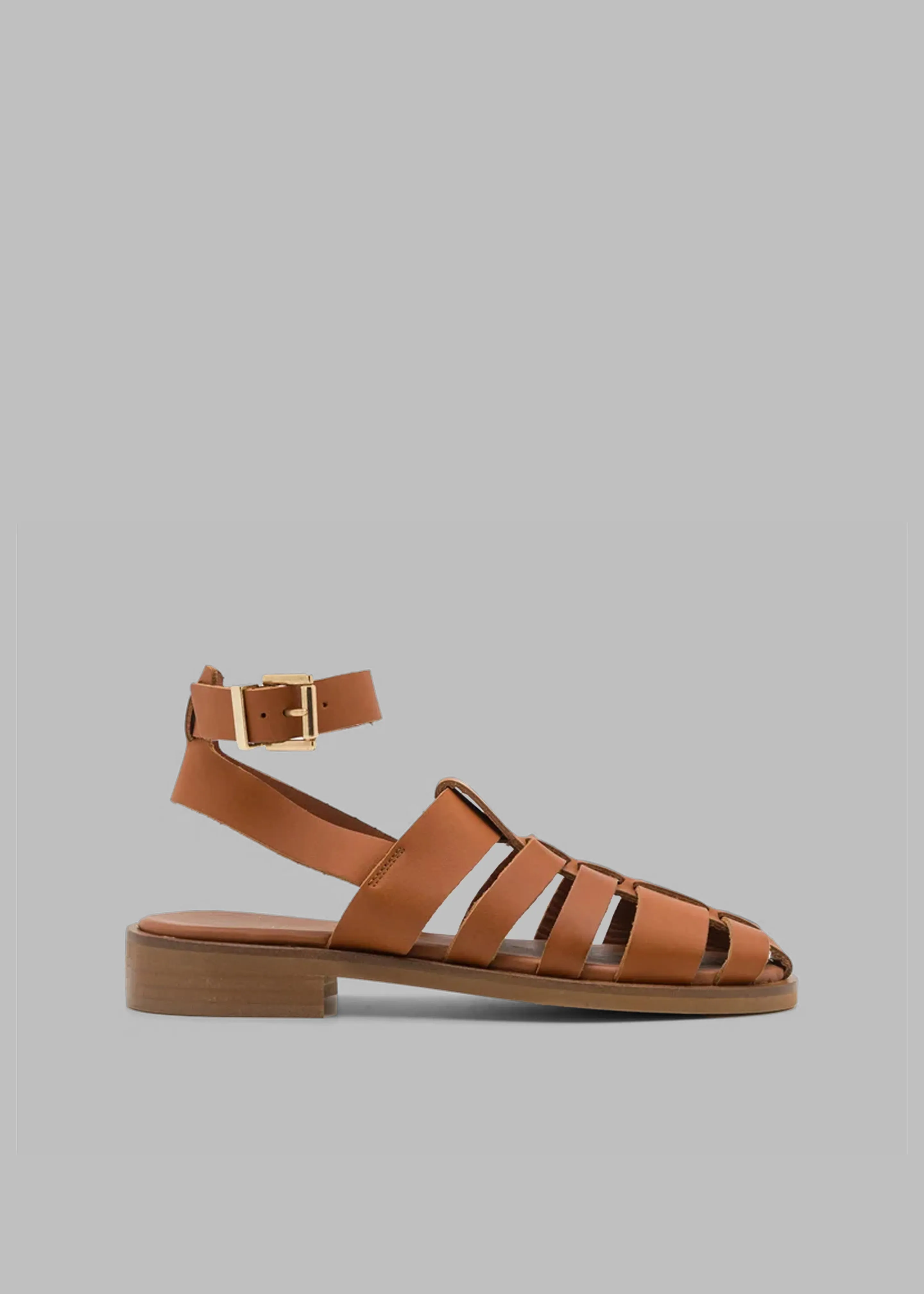 Alohas Perry Leather Sandals - Tan