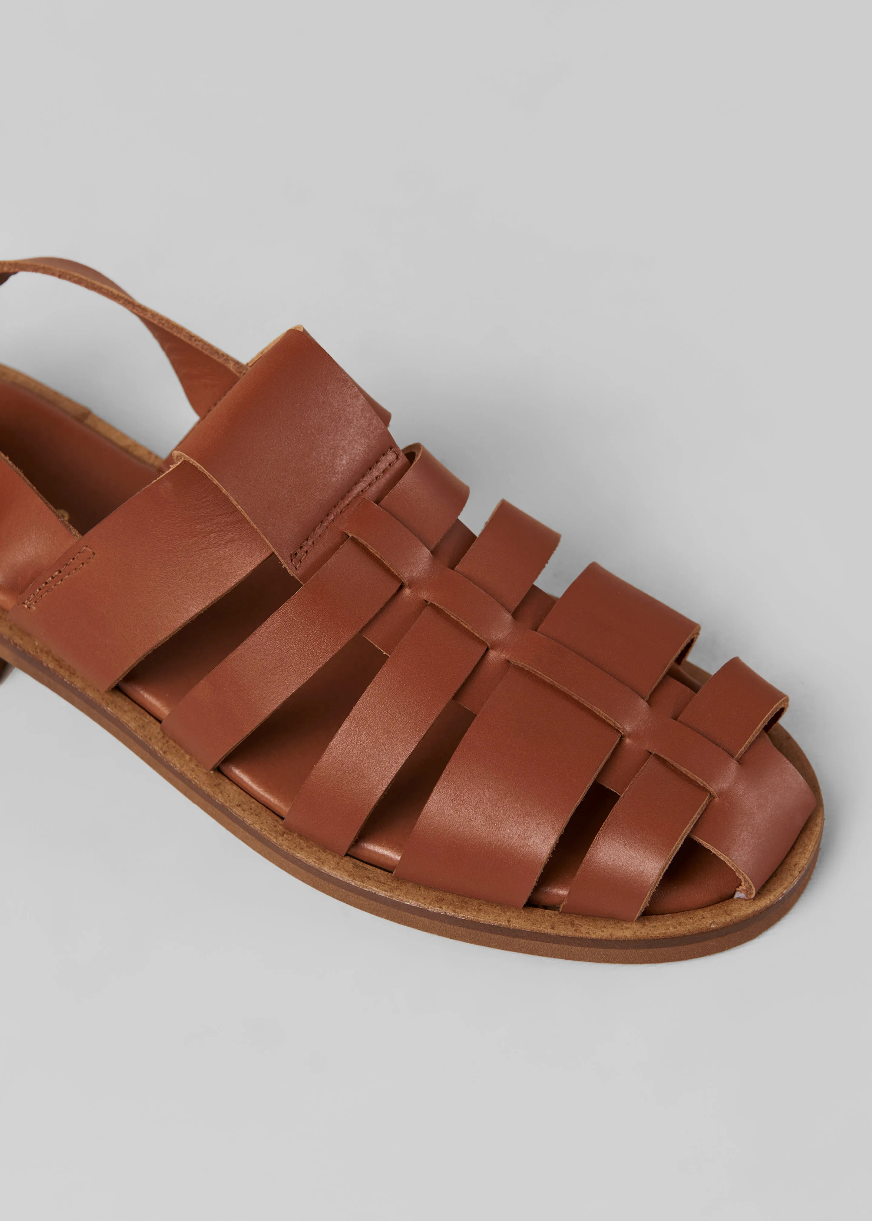 Alohas Perry Leather Sandals - Tan