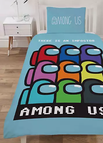 Among Us ’There’s an Imposter’ 100% Cotton Duvet Cover Set | Kaleidoscope