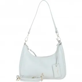 Ashwood Leather Ladies Shoulder X Crossbody Bag Ice Grey: 64397