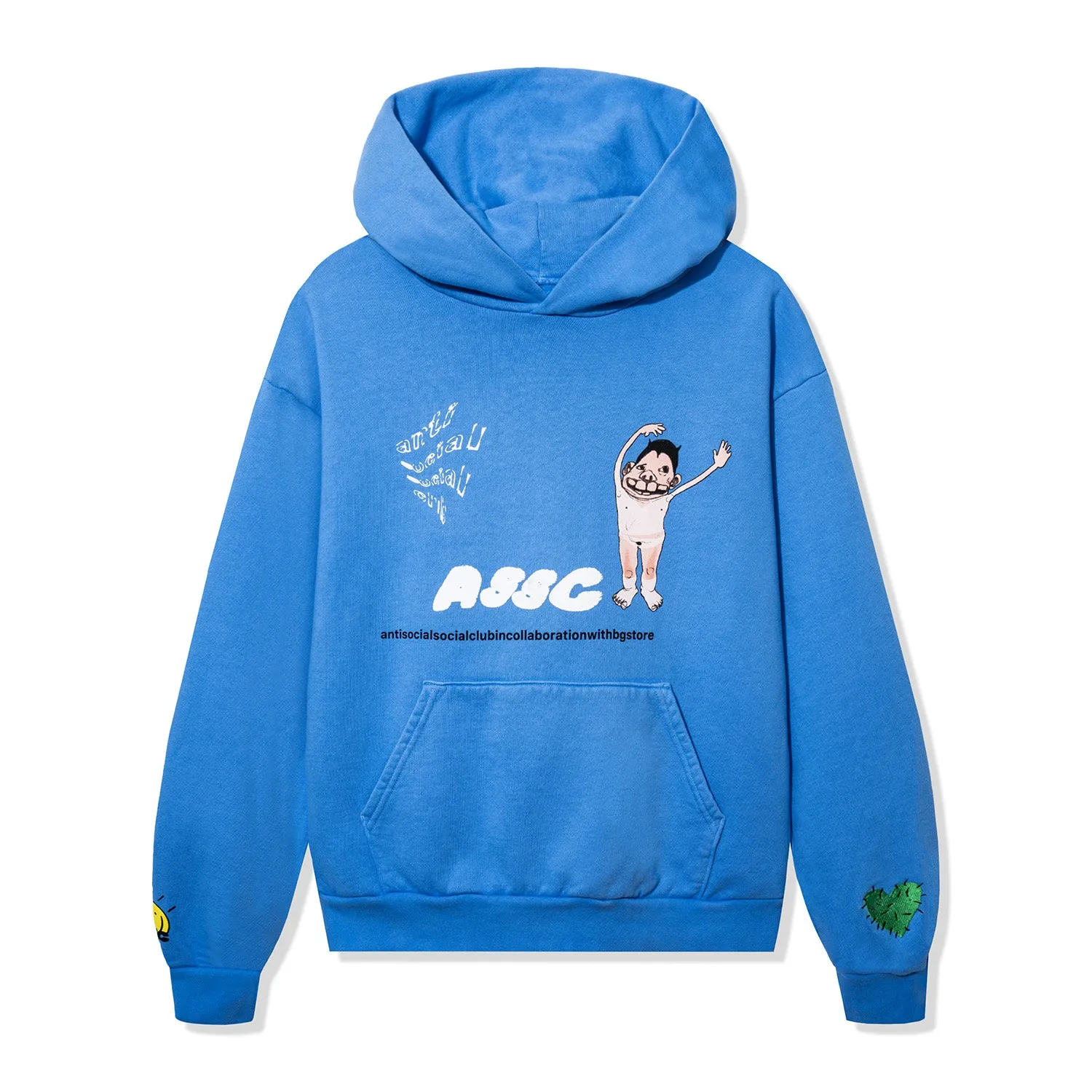 ASSC x Bryant Giles Man Hoodie - Blue