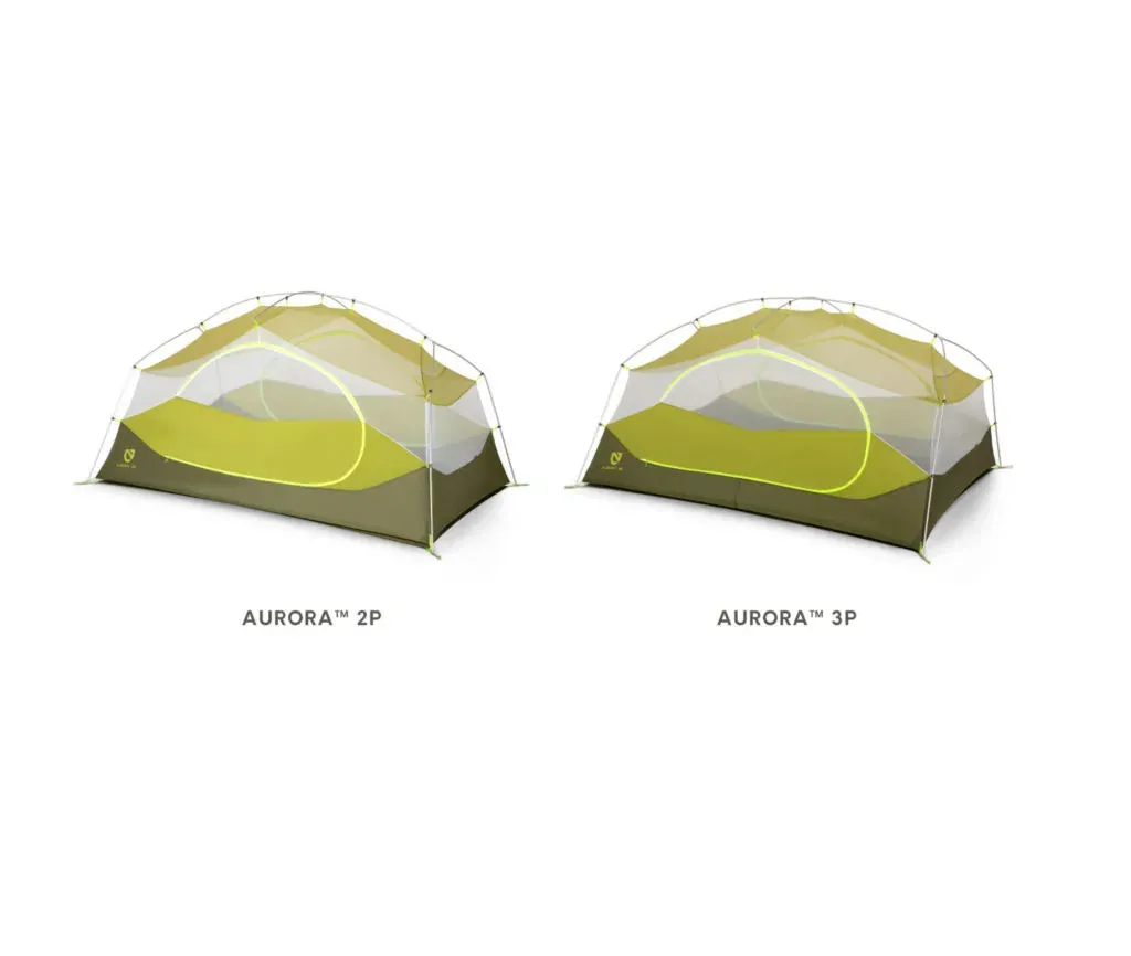 Aurora 3P Backpacking Tent & Footprint - Nova