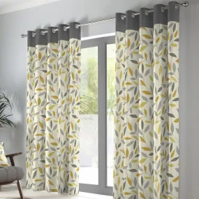 Beechwood Curtains - Readymade Eyelit - 66x72'' - Ochre