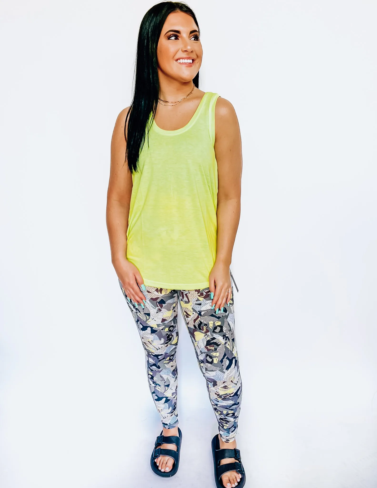 Best Breezy Tank-Lime