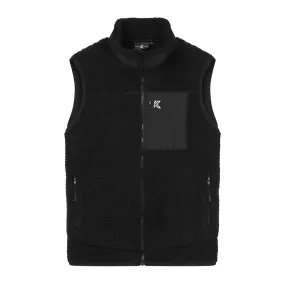 Black Sherpa Vest