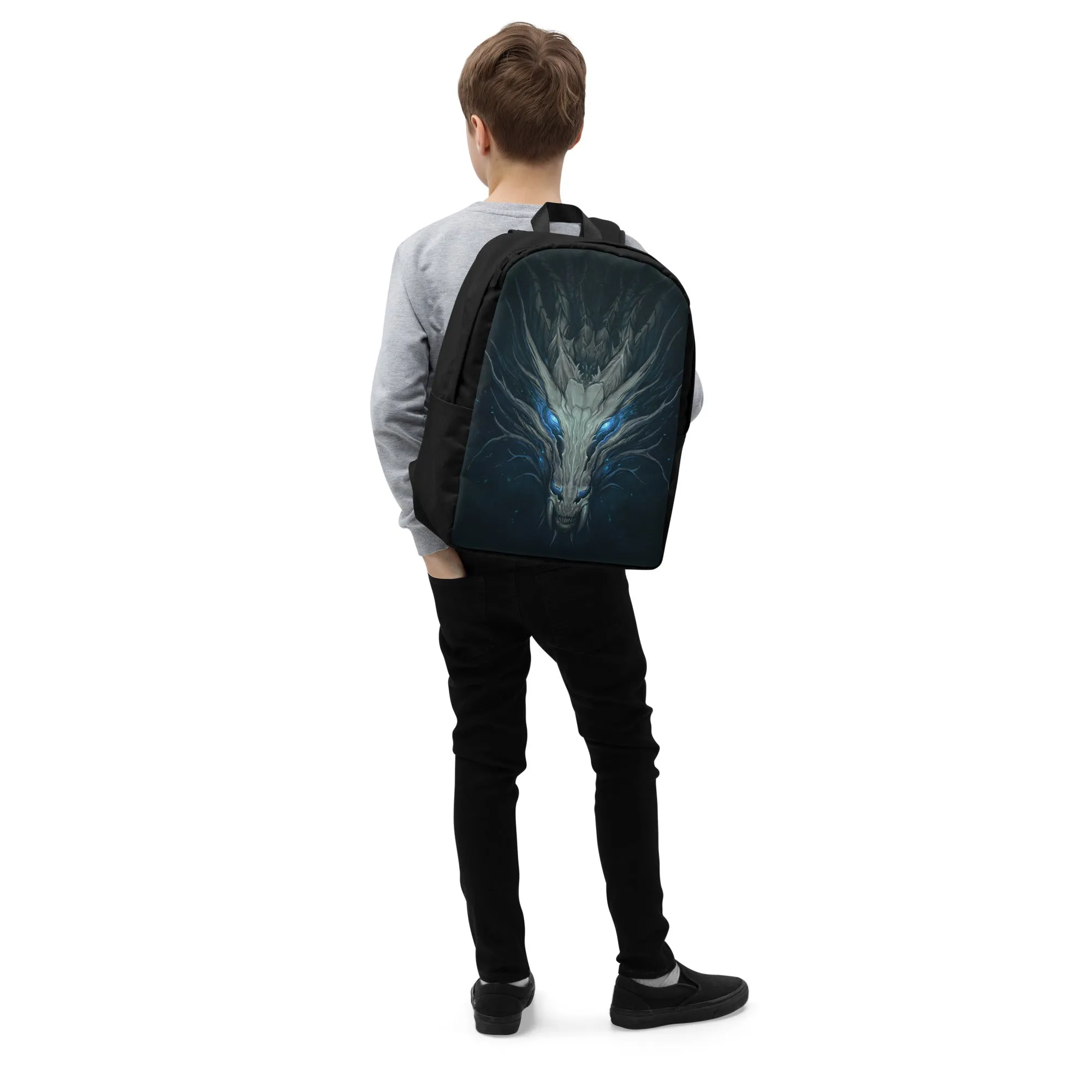 Blue Eyed Dragon Minimalist Backpack