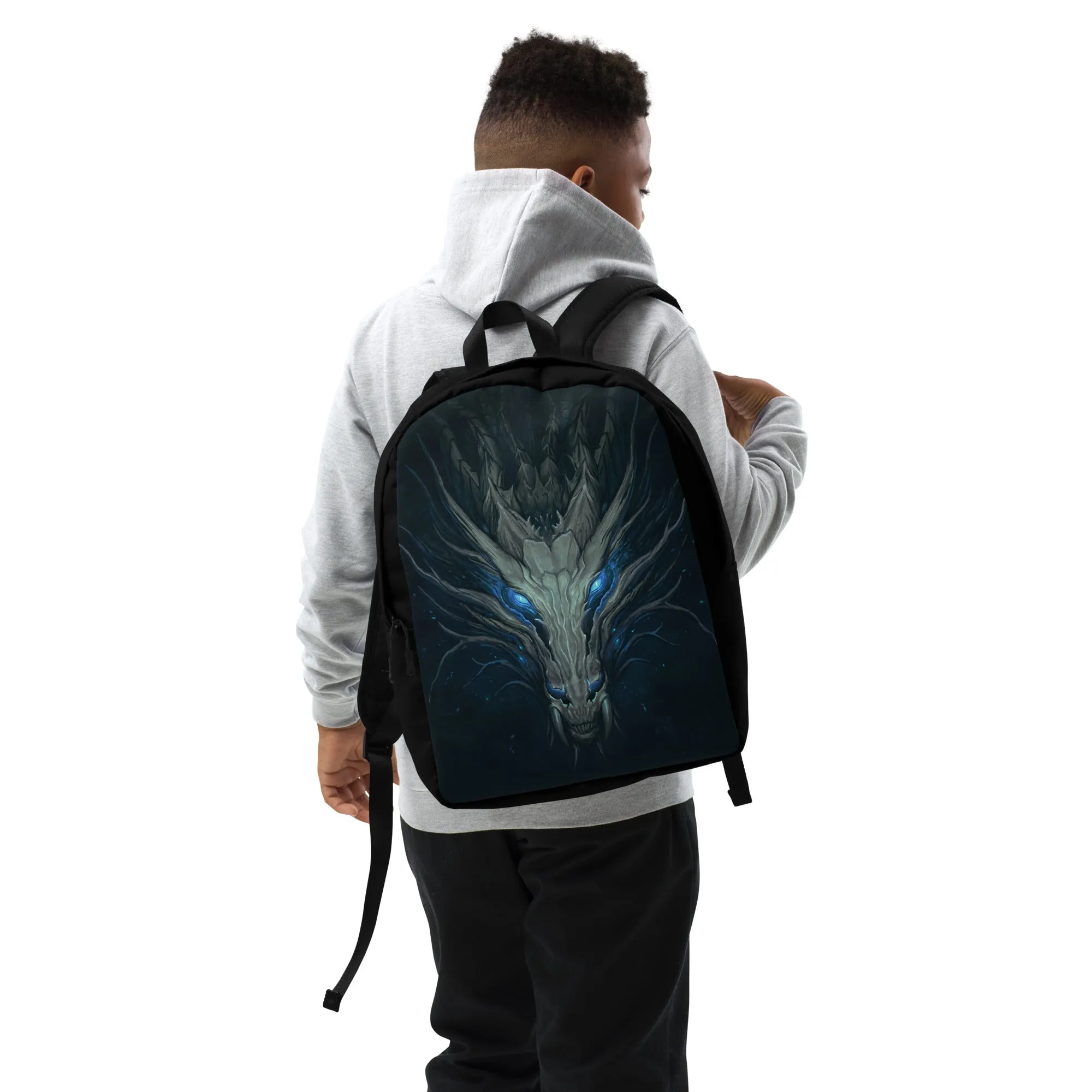 Blue Eyed Dragon Minimalist Backpack