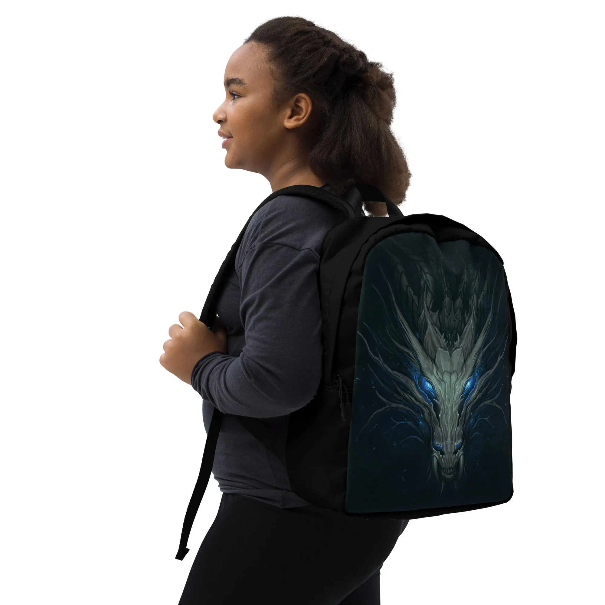 Blue Eyed Dragon Minimalist Backpack