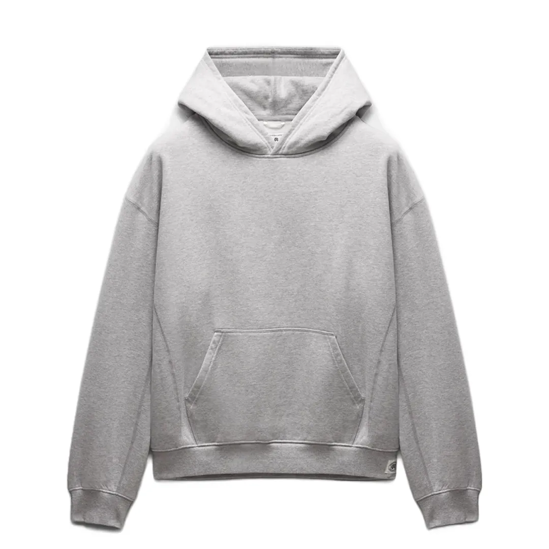 BRUSHED FLEECE '97 RELAXED HOODIE HEATHER GREY