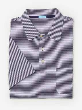 Callahan Cotton Polo in Stripe