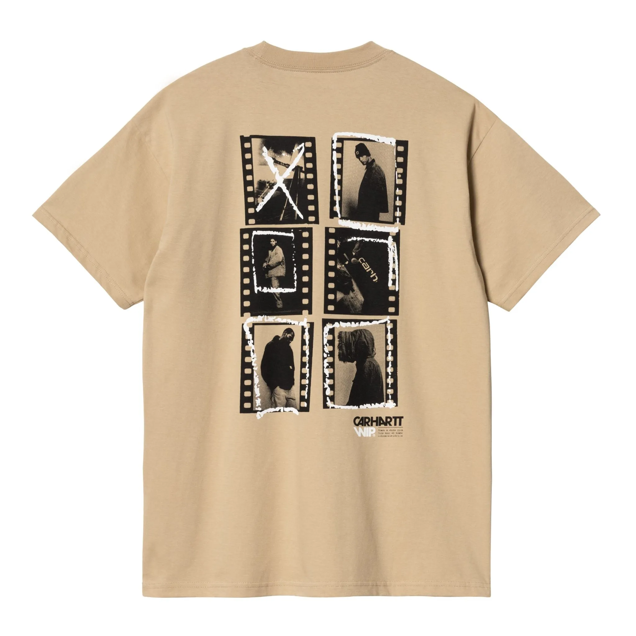 Carhartt WIP Short Sleeve Contact Sheet T-Shirt Sable