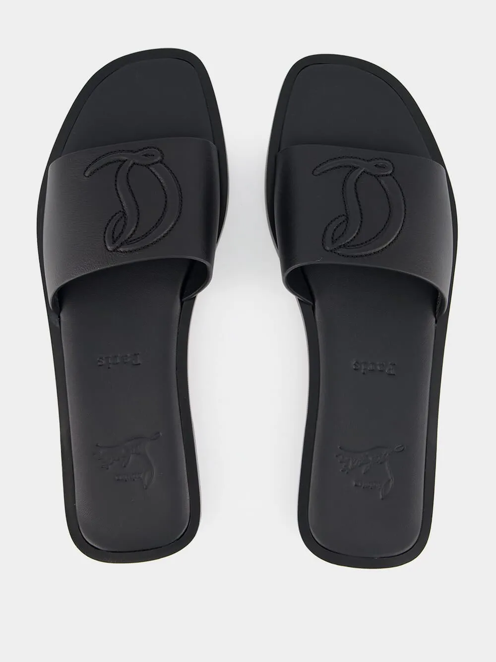 CL Monogram Leather Mules