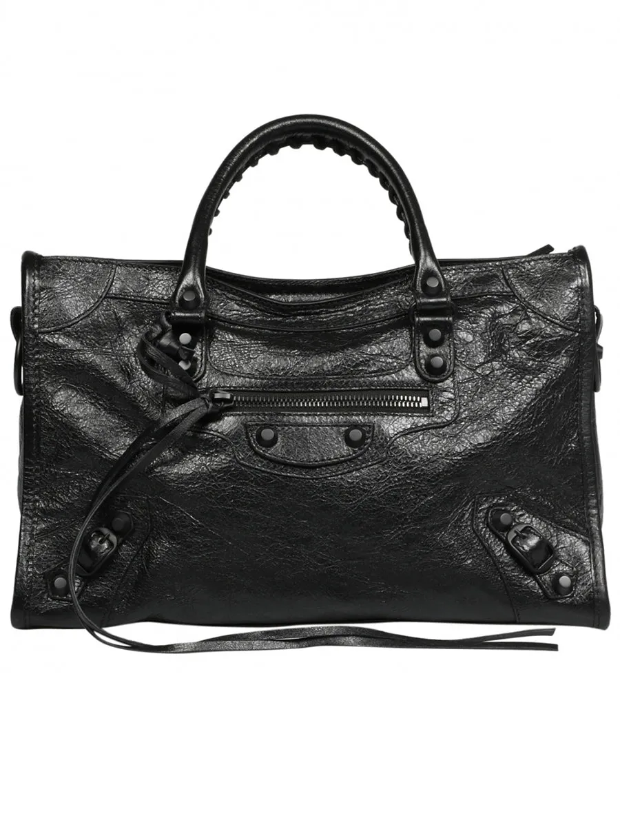 Classic City Small Shoulder Bag in Black