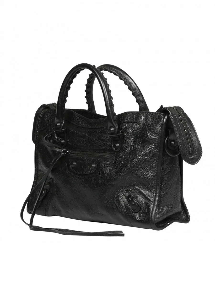 Classic City Small Shoulder Bag in Black