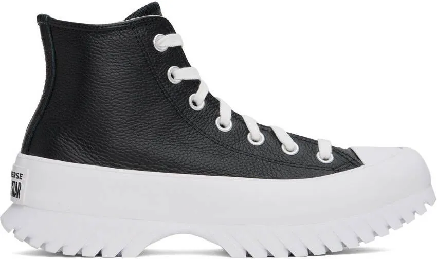 Converse Black Leather Chuck Taylor All Star Lugged 2.0 Sneakers