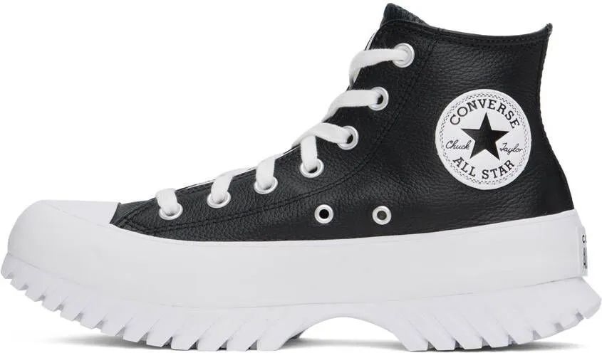 Converse Black Leather Chuck Taylor All Star Lugged 2.0 Sneakers