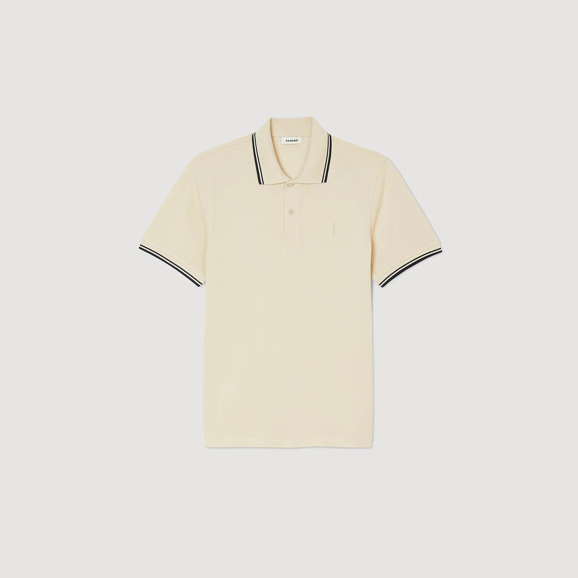 Cotton piqué polo shirt