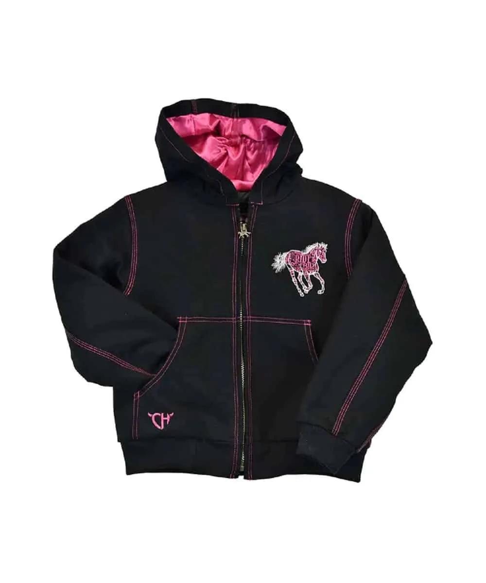 Cowgirl Hardware Toddler Girls' Ride Horse Jacket