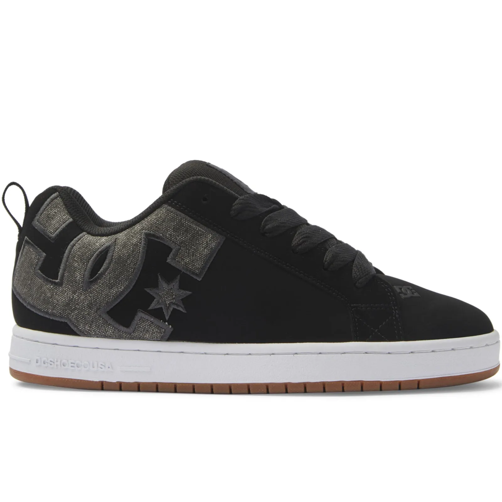 DC Shoes Mens Court Graffik Low Rise Lace Up Trainers Shoes