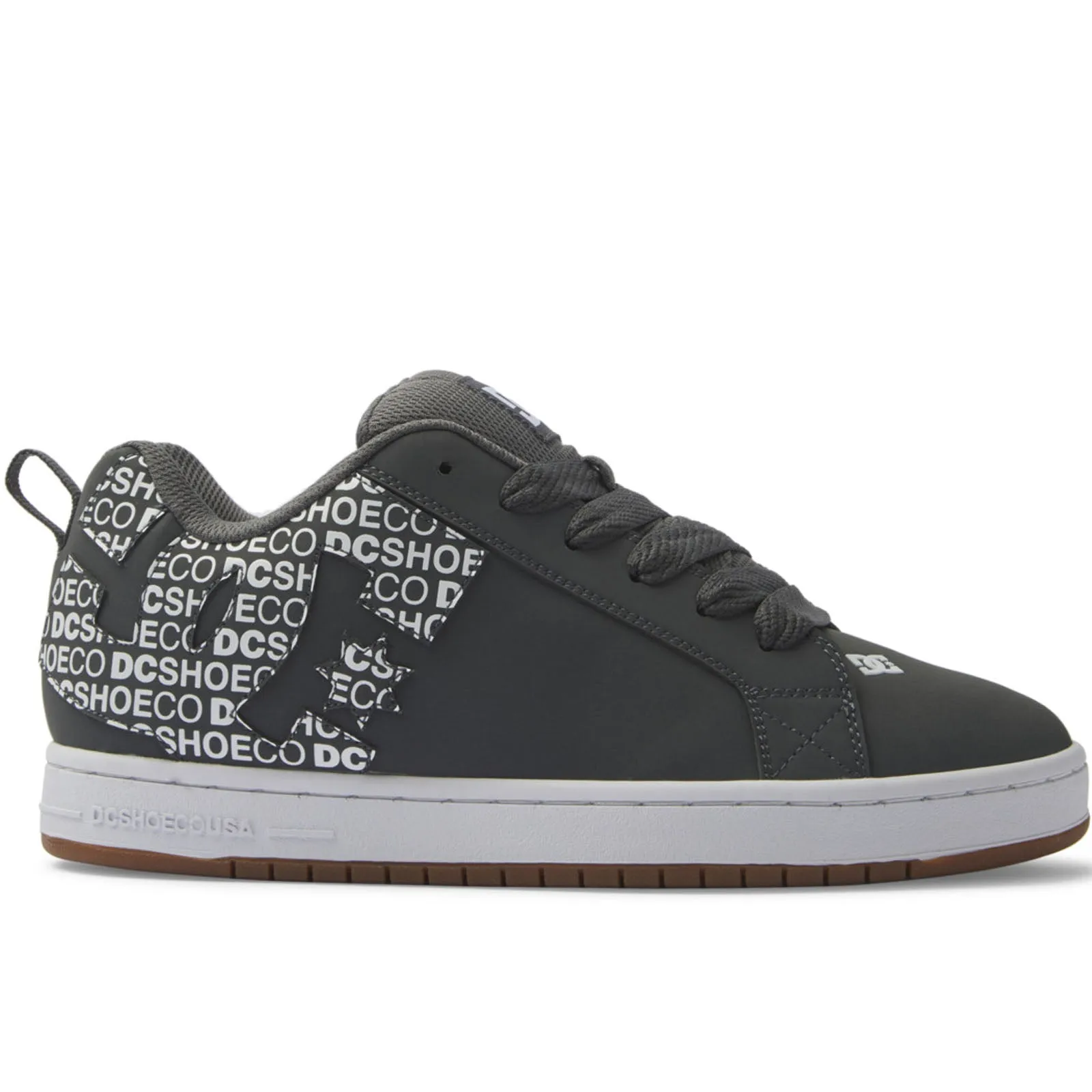 DC Shoes Mens Court Graffik Low Rise Lace Up Trainers Shoes