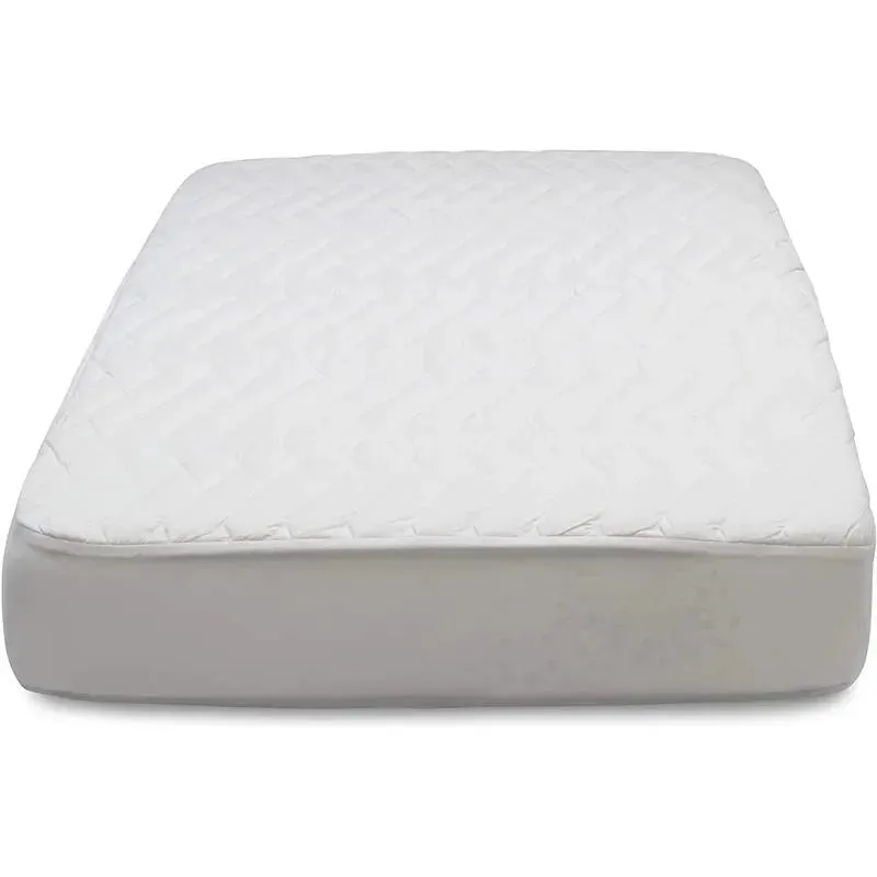 Delta Children - Beautyrest Fitted Baby Crib Mattress Pad Cover, White