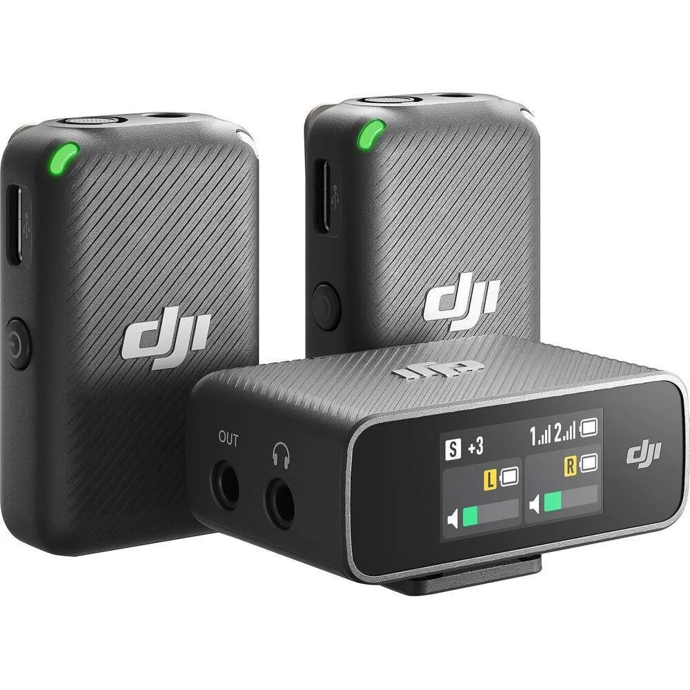 DJI Mic Digital Wireless Microphone Kit for Camera & Smartphone