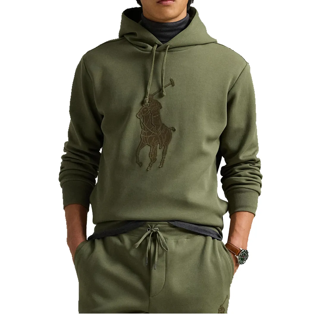 DOUBLE KNIT HOODIE GREEN