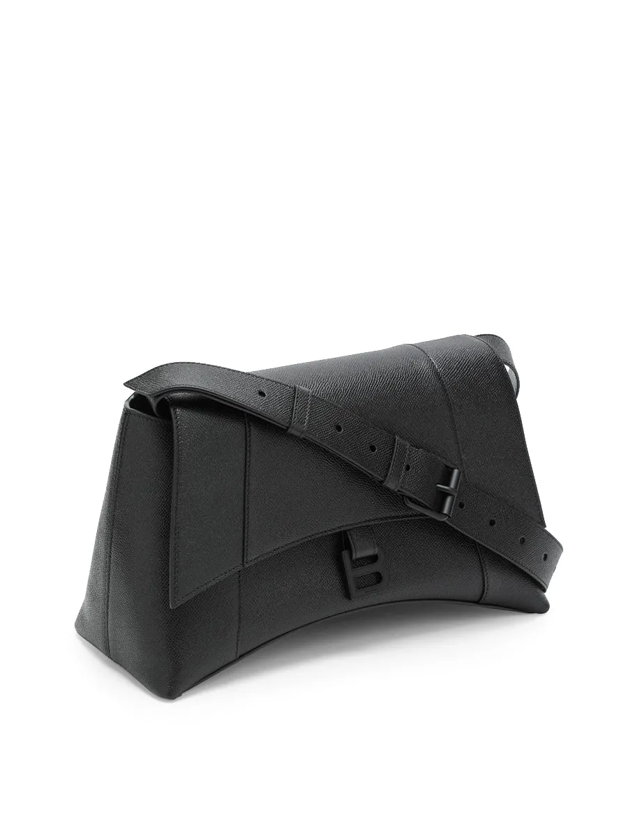 Downtown Medium Shoulder Bag in Black