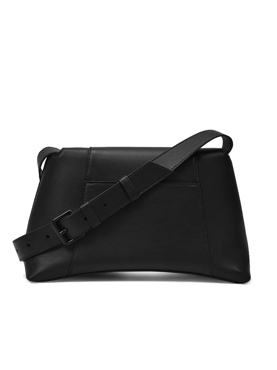 Downtown Small Shoulder Bag in Black