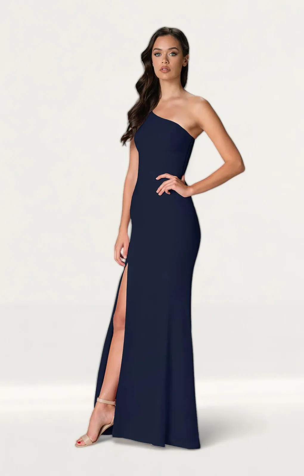 Dress The Population Amy Navy Maxi Dress