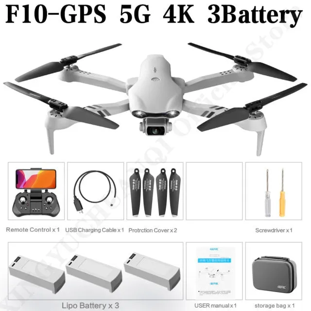 Drone 4K HD dual camera GPS5G wide angle FPV distance 2km professional