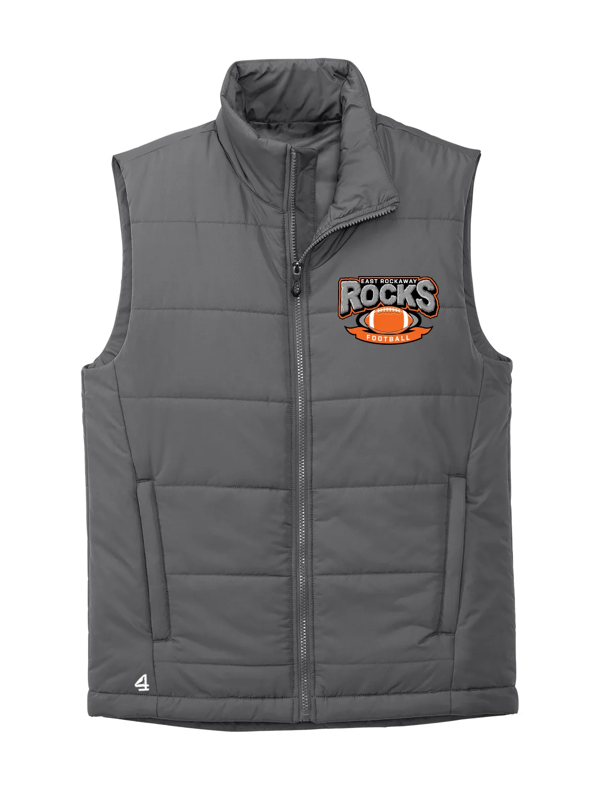 East Rockaway Football Puffer Vest Jacket