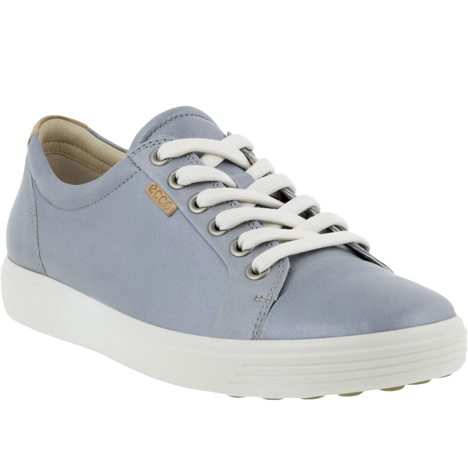 ECCO Womens Soft 7 Leather Trainers