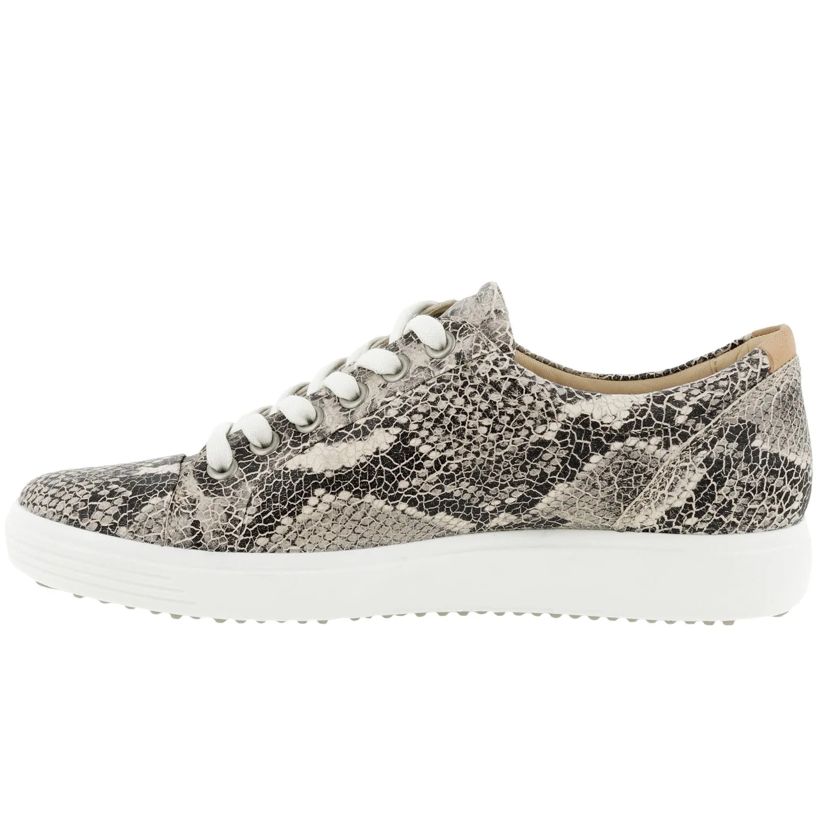 ECCO Womens Soft 7 Leather Trainers