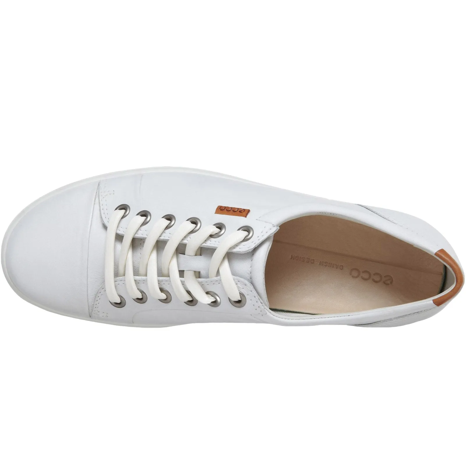 ECCO Womens Soft 7 Leather Trainers