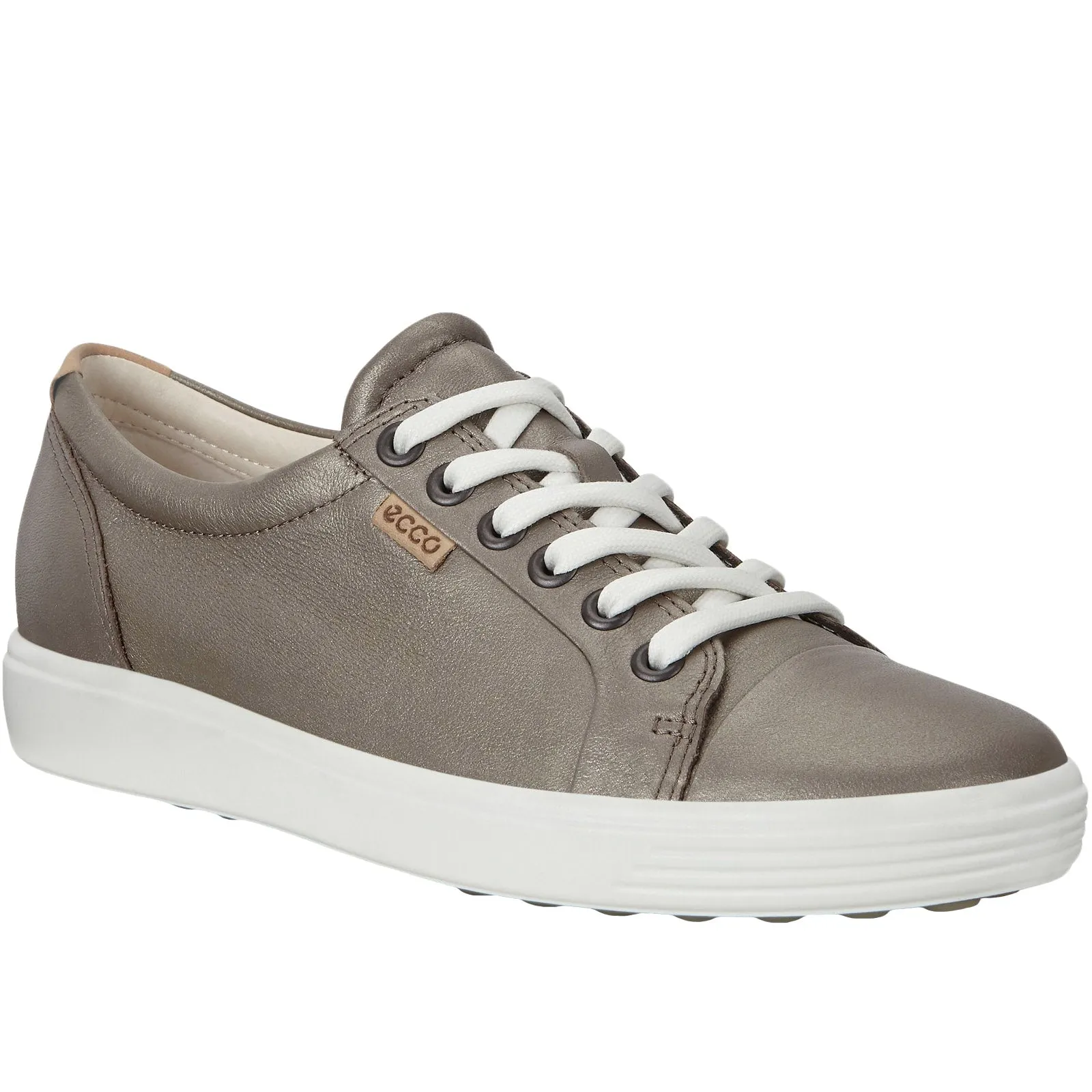 ECCO Womens Soft 7 Leather Trainers