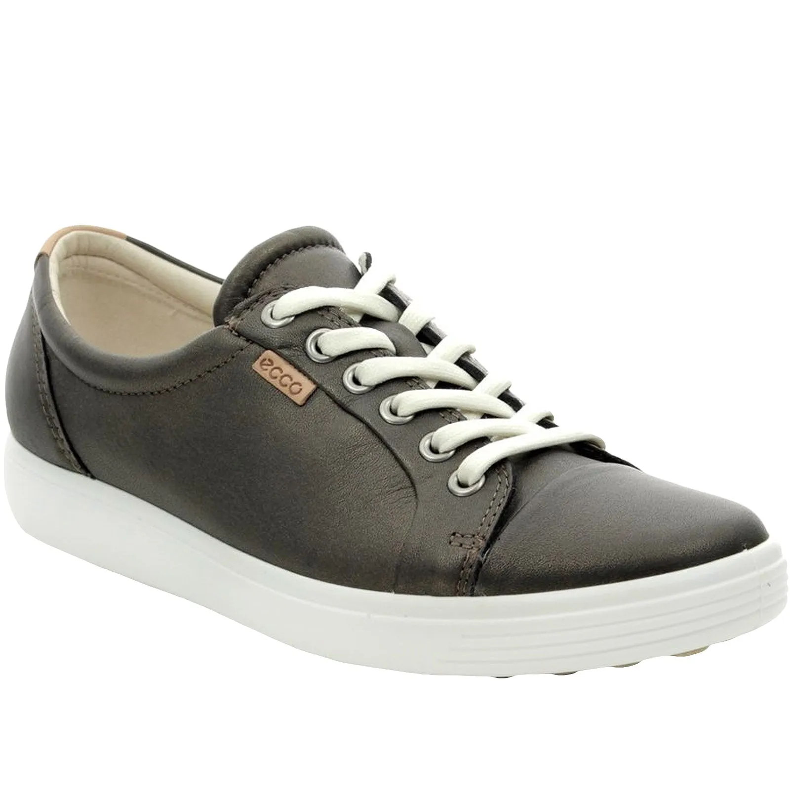 ECCO Womens Soft 7 Leather Trainers