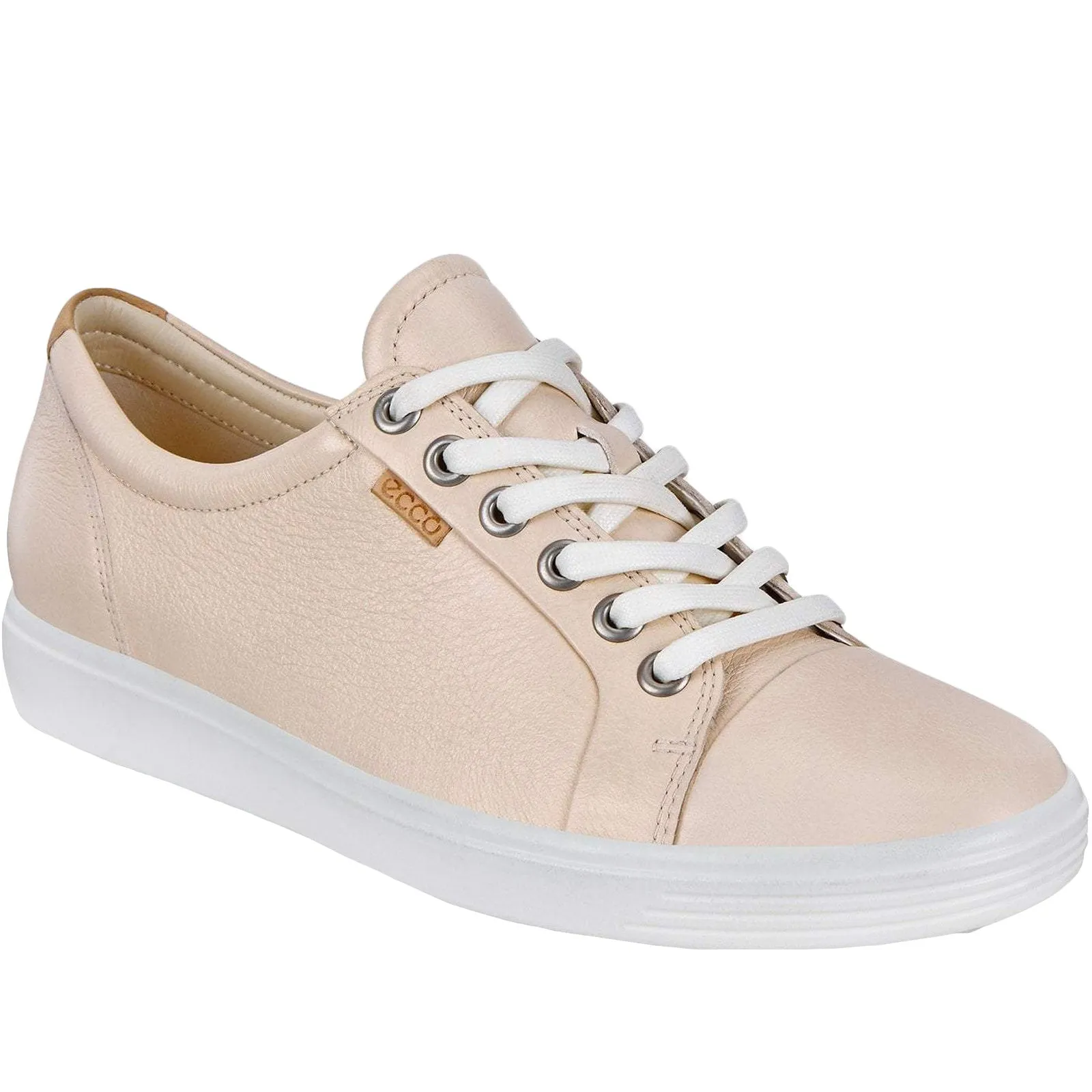 ECCO Womens Soft 7 Leather Trainers