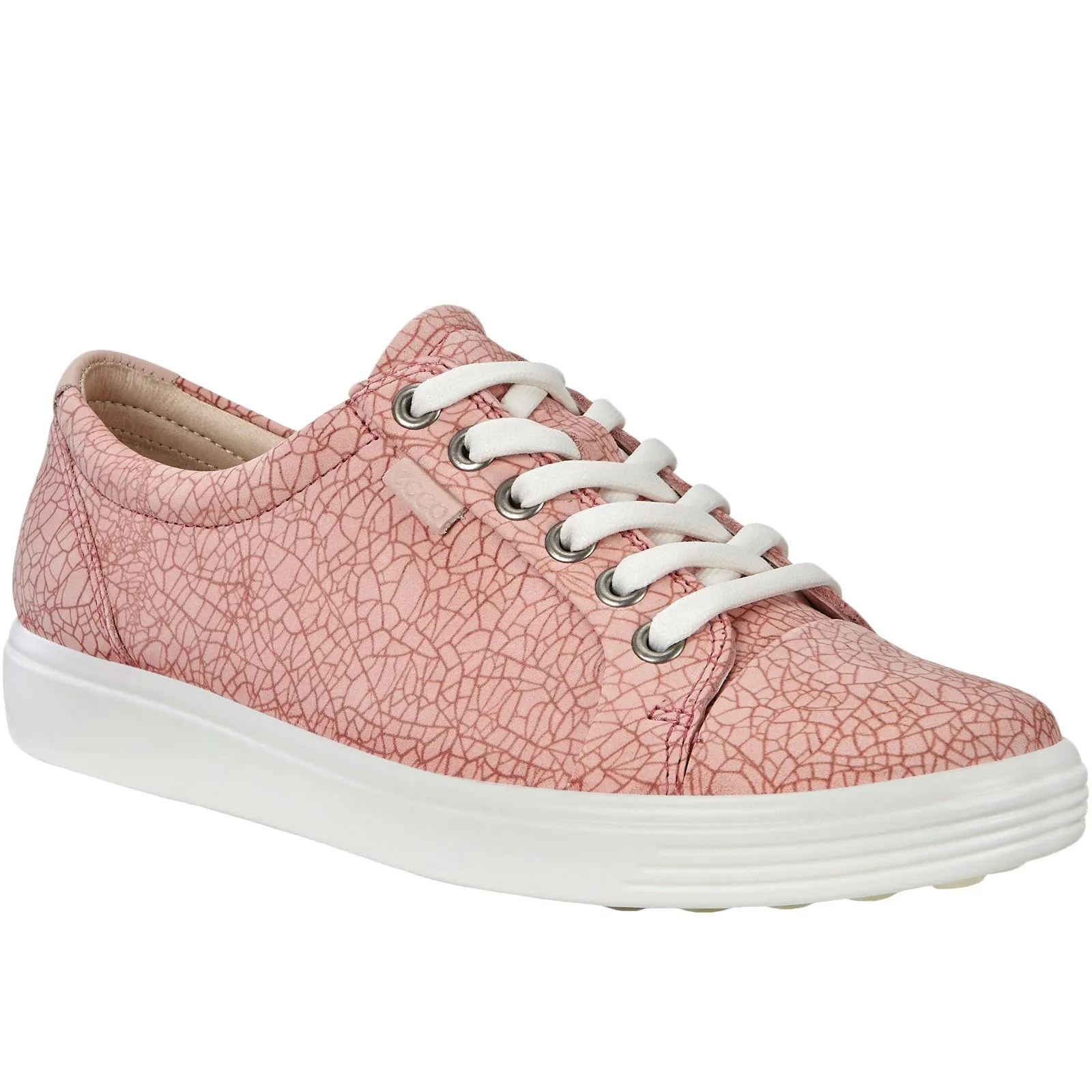 ECCO Womens Soft 7 Leather Trainers