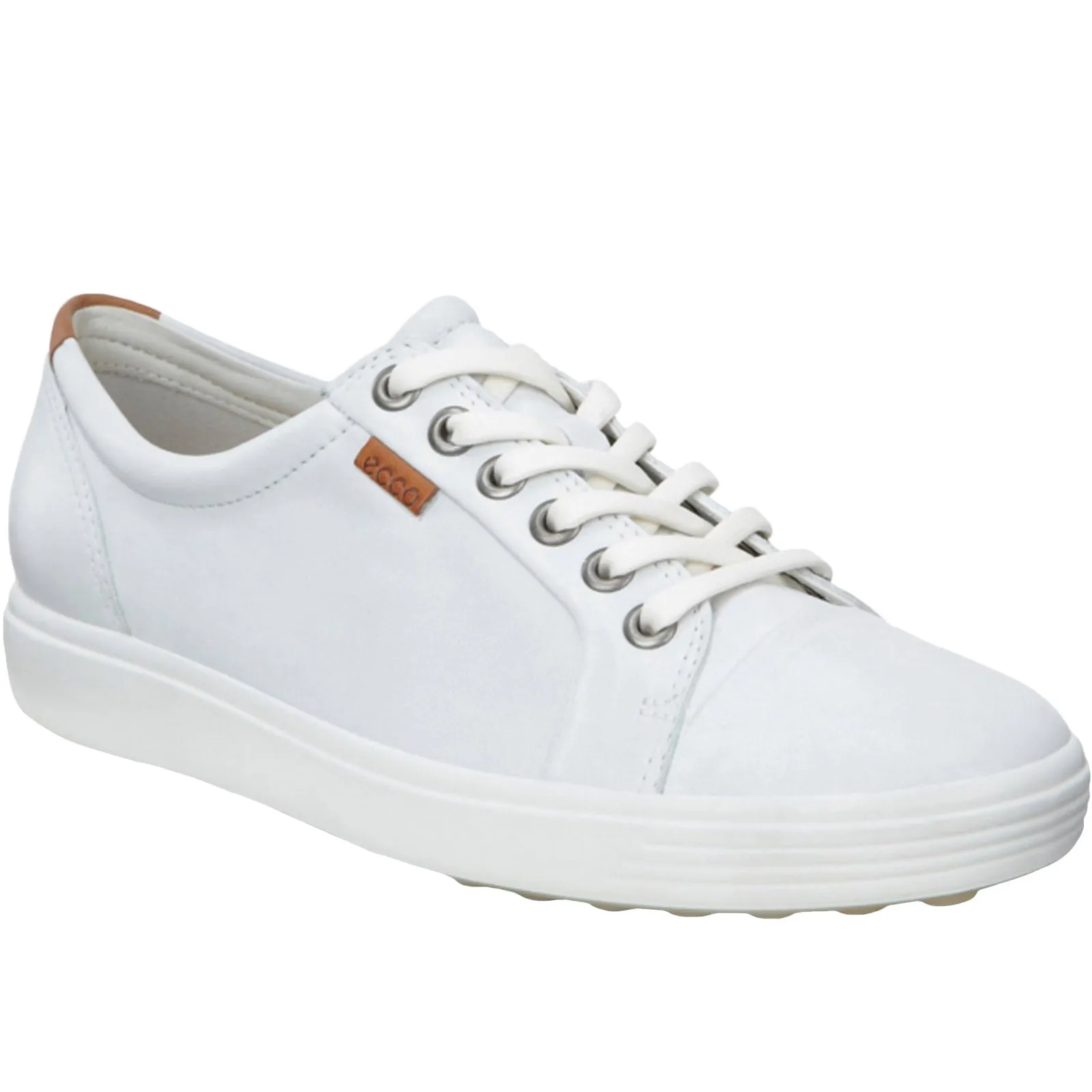 ECCO Womens Soft 7 Leather Trainers