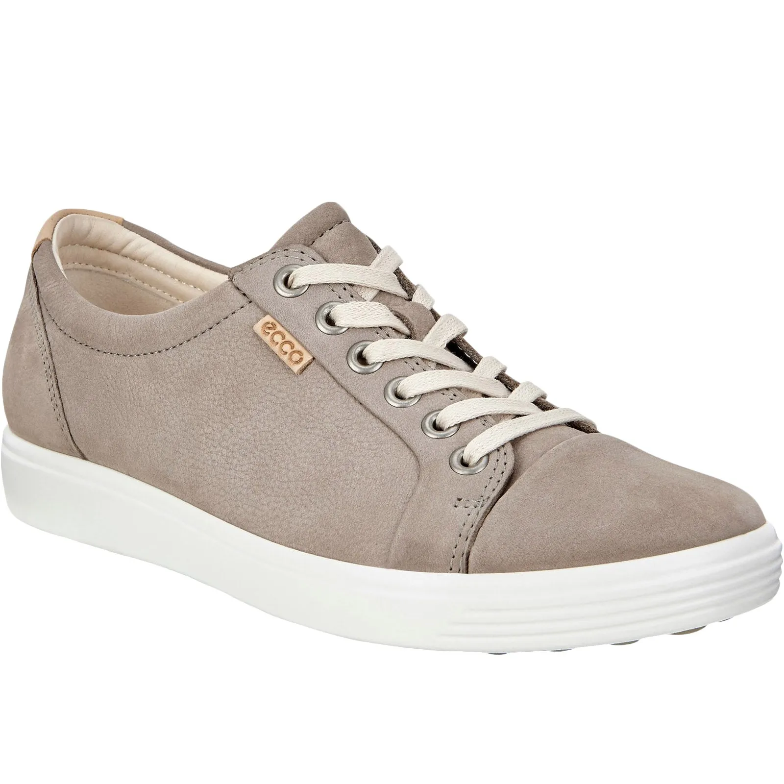 ECCO Womens Soft 7 Leather Trainers