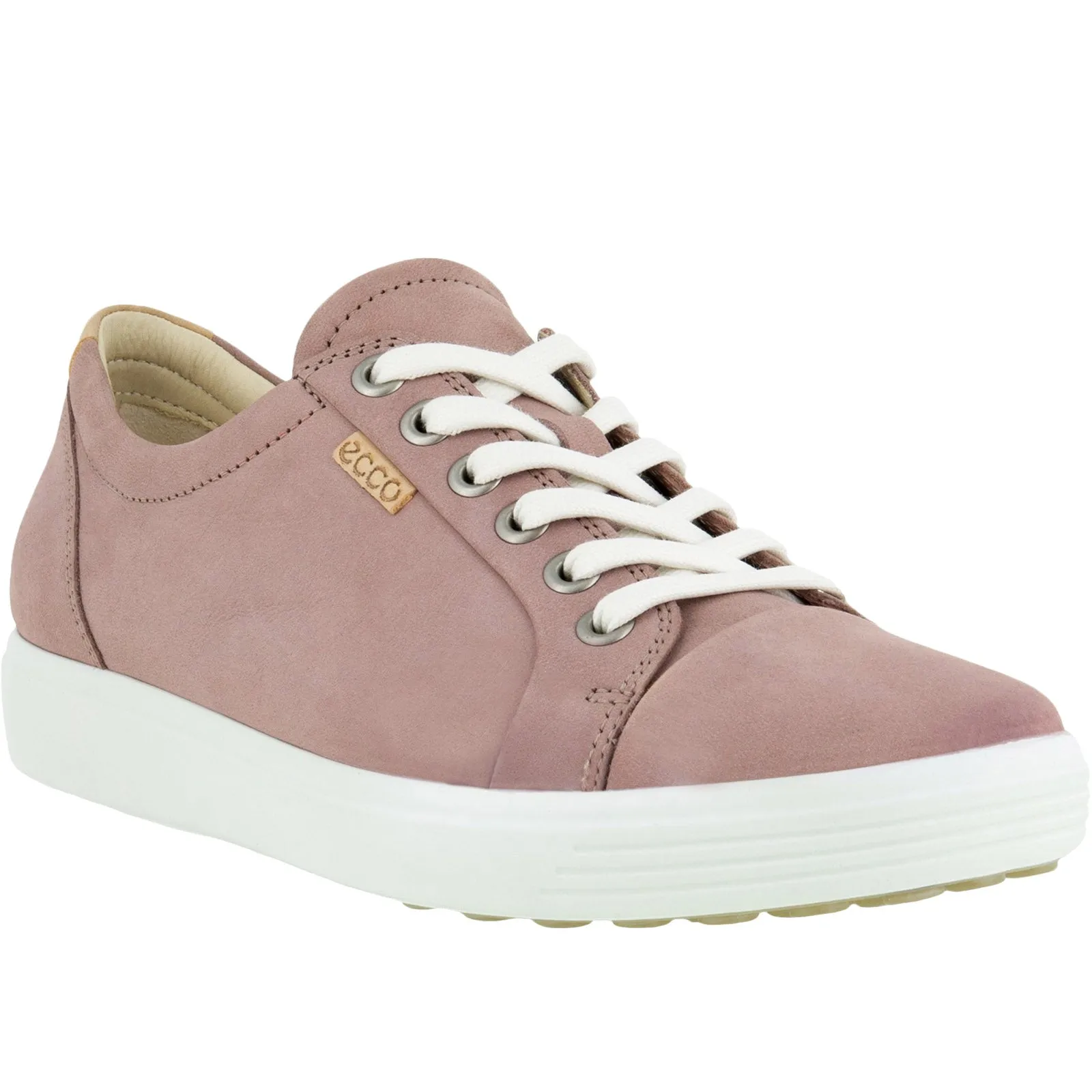 ECCO Womens Soft 7 Leather Trainers