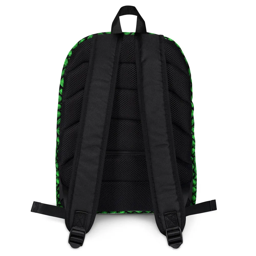 Emerald Dragon Scale Backpack