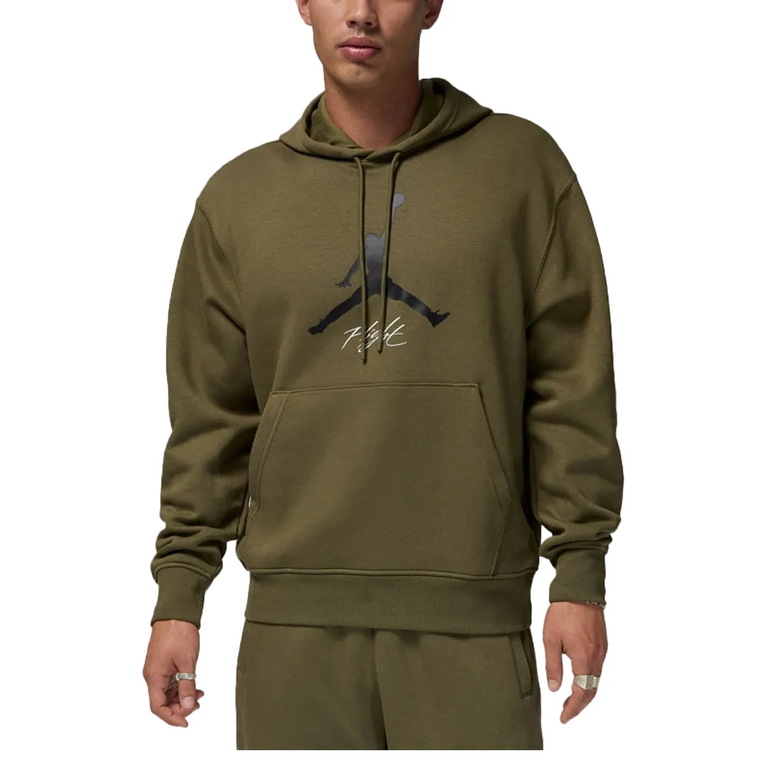 ESSENTIALS FLEECE HOODIE MEDIUM OLIVE