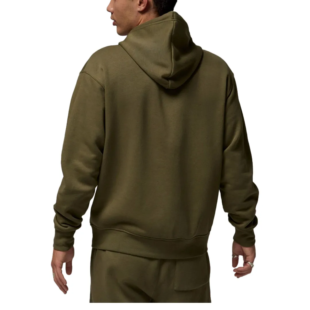 ESSENTIALS FLEECE HOODIE MEDIUM OLIVE