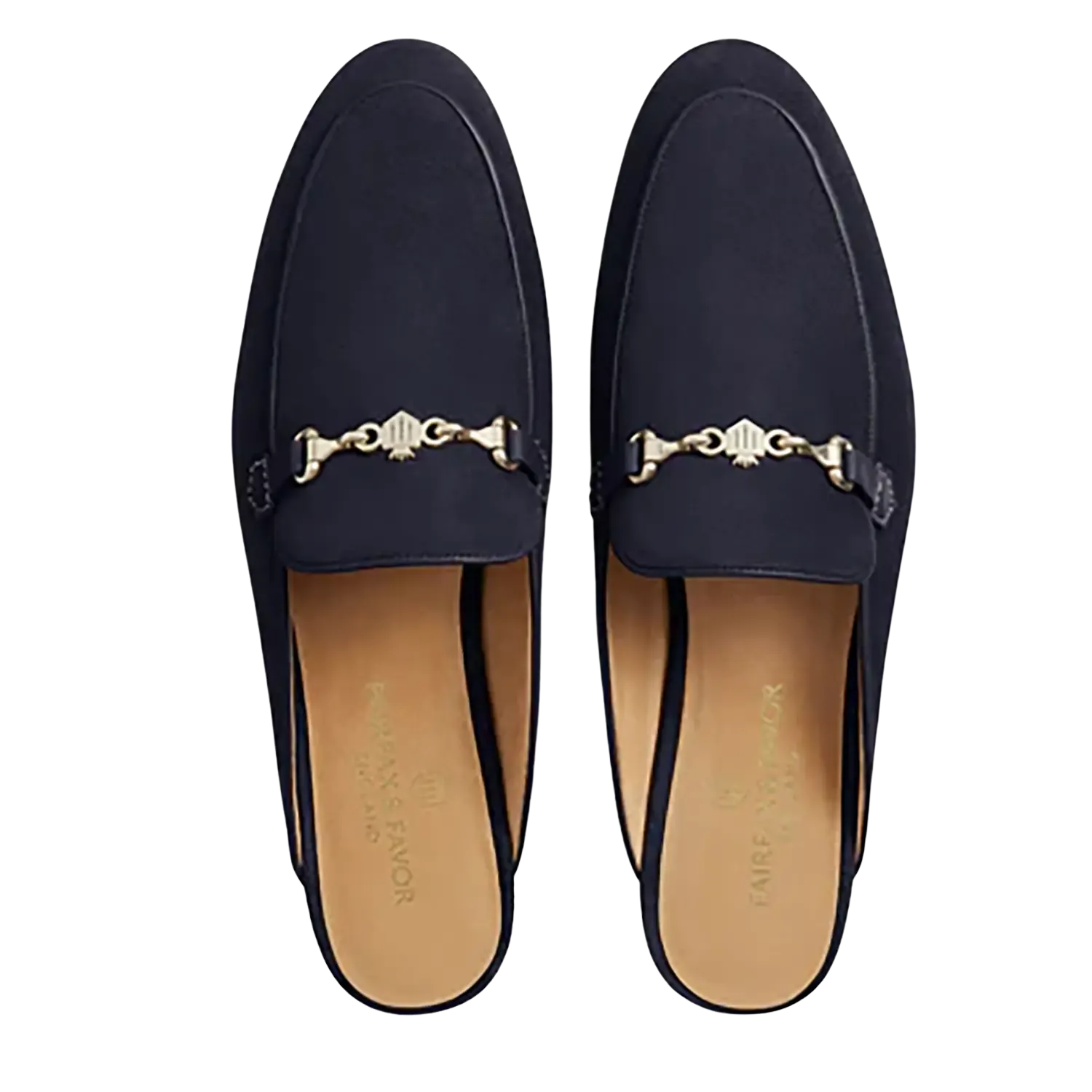 Fairfax & Favor The Tuddenham Suede Slip-On Mules